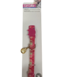 Collar Para Gato Color Rosado Con Diseño
