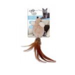 Jugute Para Gato raton Con Plumas