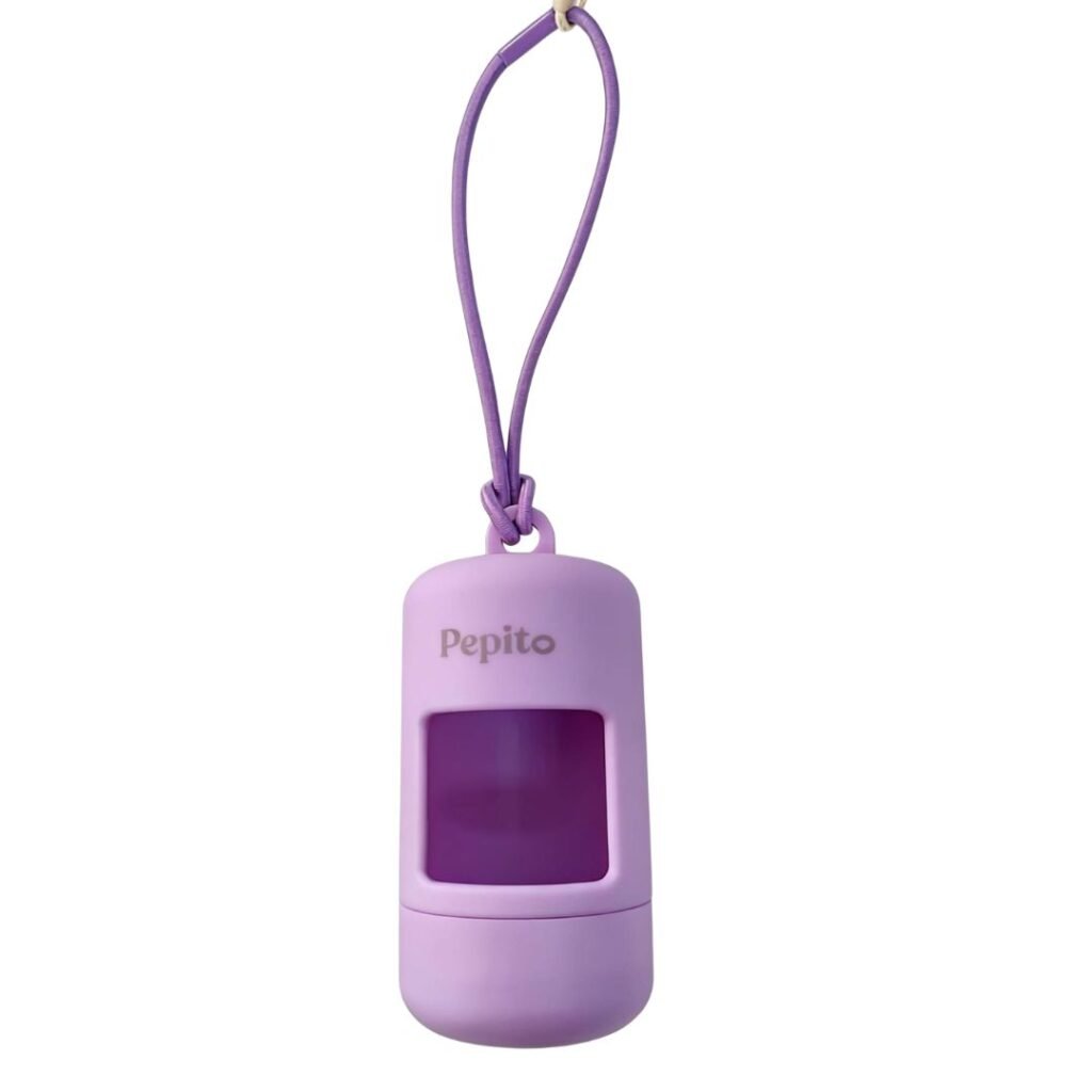 Dispensador De Bolsitas Color Lila Para Perros