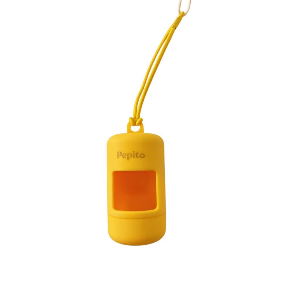 Dispensador De Bolsitas Color Amarillo Para Perros