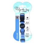 Collar Para Perro Talle L Color Celeste Cuello 38-66 Cm