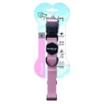 Collar Para Perro Talle M Color Rosado Cuello 30-50 Cm