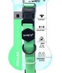 Collar Para Perro Talle L Color Verde Cuello 38-66 Cm
