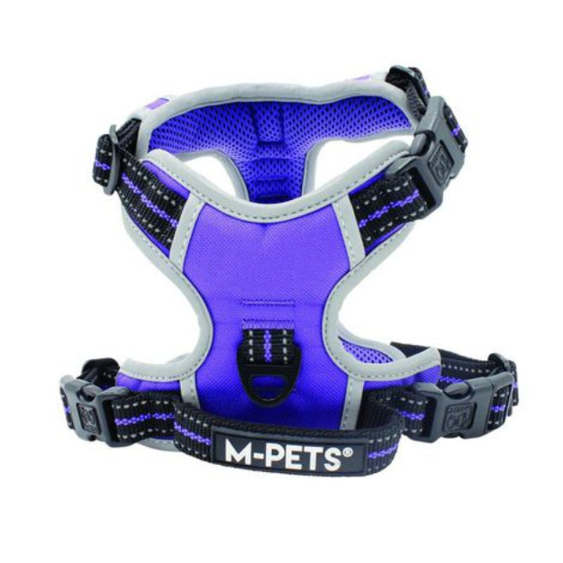 Arnes Color Violeta Para Perros Talle S Cuello 30-45 Pecho 35-60 cm