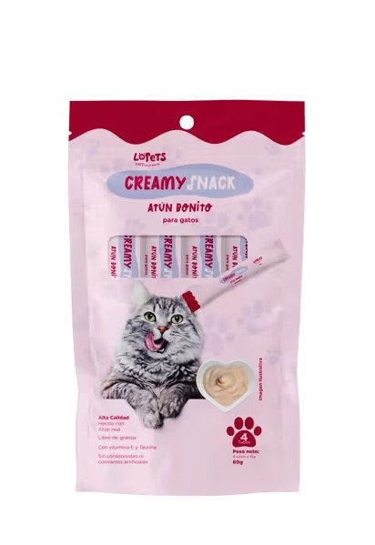 Snack Creamy Sabor Atun Bonito
