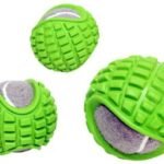 Pelota FDe Tenis Recubierta en Goma De 8 Cm Para Perros