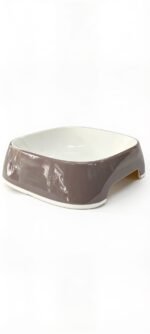 Plato Para Perro O gato Glam Color Marron 400 ml