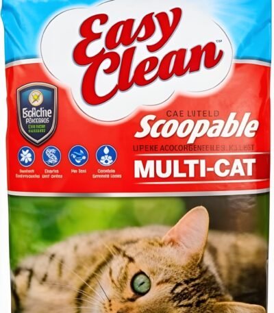 Arena Sanitaria Para Gatos Aglomerante 18 Kg Easy Clean Multi Cat