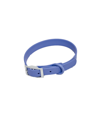 Collar De Silicona Talle Xs. Cuello Hasta 38 cm. Color Azul Lunar