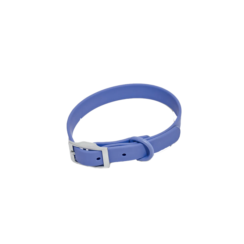Collar De Silicona Talle Xs. Cuello Hasta 38 cm. Color Azul Lunar