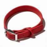 Collar De Silicona Talle L. Cuello Hasta 67 Cm. Color Rojo