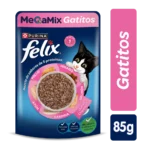 Sobre Megamix Gatitos Pollo-Higado-Salmon-Atun-Sardina 85 Grs - Imagen 2