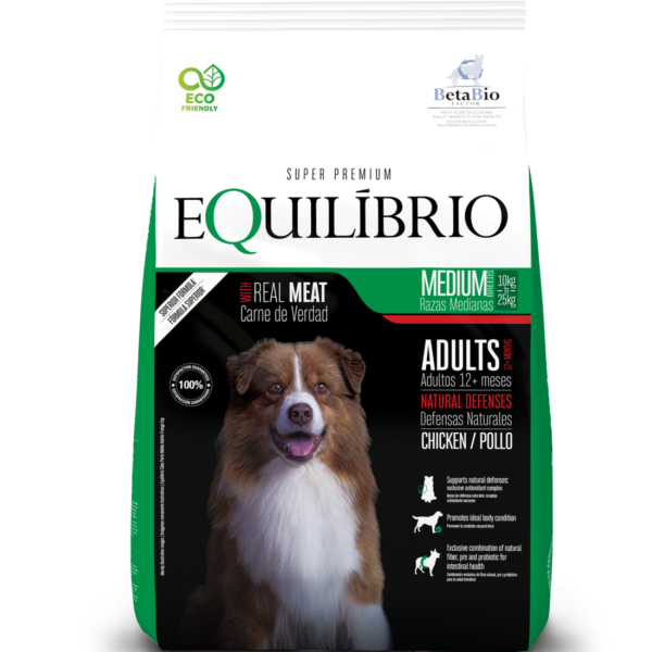 EQU34 Alimento Para Perros Equilibrio Adulto Mediano 2,5 KG