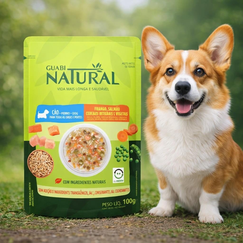 Sobre Guabi Natural Perro Sabor Pollo-Salmon-Cereales-Vegetales 100 Grs — Ads Creative Sobre Guabi Natural Perro Sabor Pollo-Salmon-Cereales-Vegetales 100 Grs