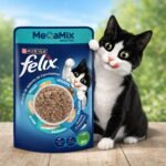 Sobre Megamix Gato Adulto Pollo-Higado-Salmon-Atun-Sardina 85 Grs