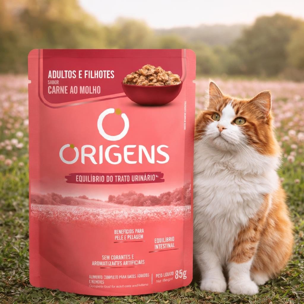 Sobre Origens Para Gatos Cachorros O Adultos Sabor Carne