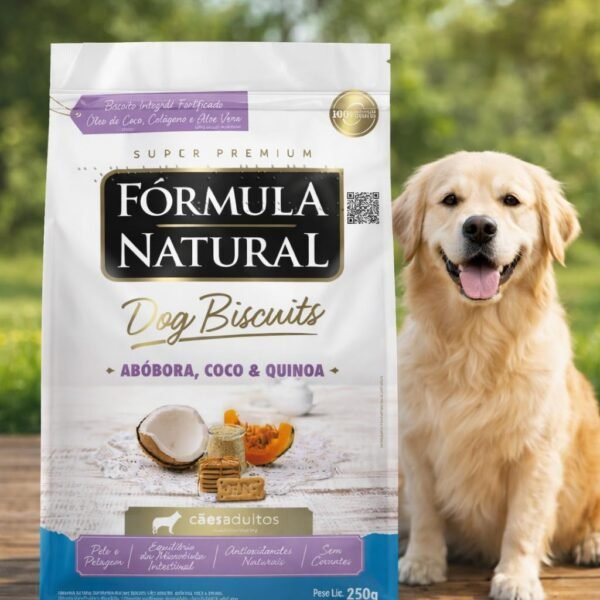 Galletas Perro Formula Natural Sabor Abobora/Coco/Quinoa 250 Grs