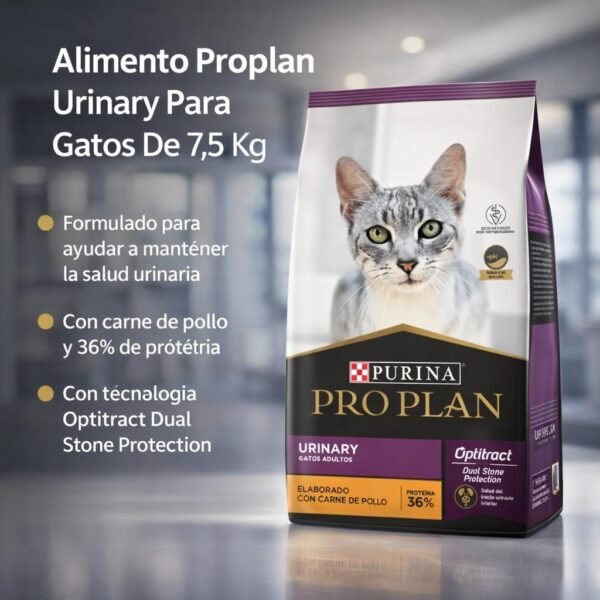 Alimento Proplan Urinary Para Gatos De 7,5 Kg
