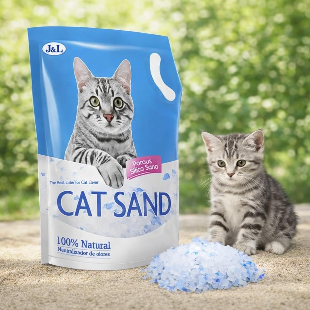 Sanitario Para Gatos Silica Gel 10 Litros Cat Sand